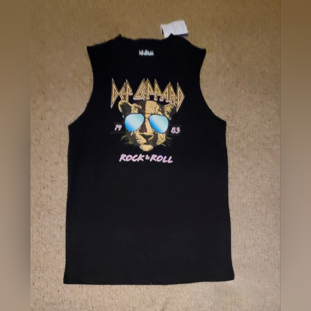 DEF LEPPARD Tank Top Black Size M